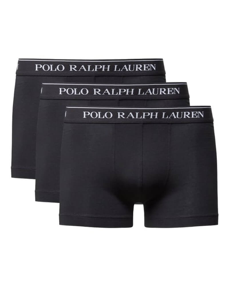 Polo Ralph Lauren Stretch Cotton Black Str L   3 Stk.