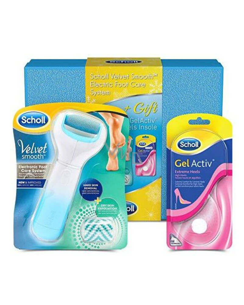 Scholl Velvet Smooth + GelActiv Extreme Heels Insole (Blue) (5997321772226)