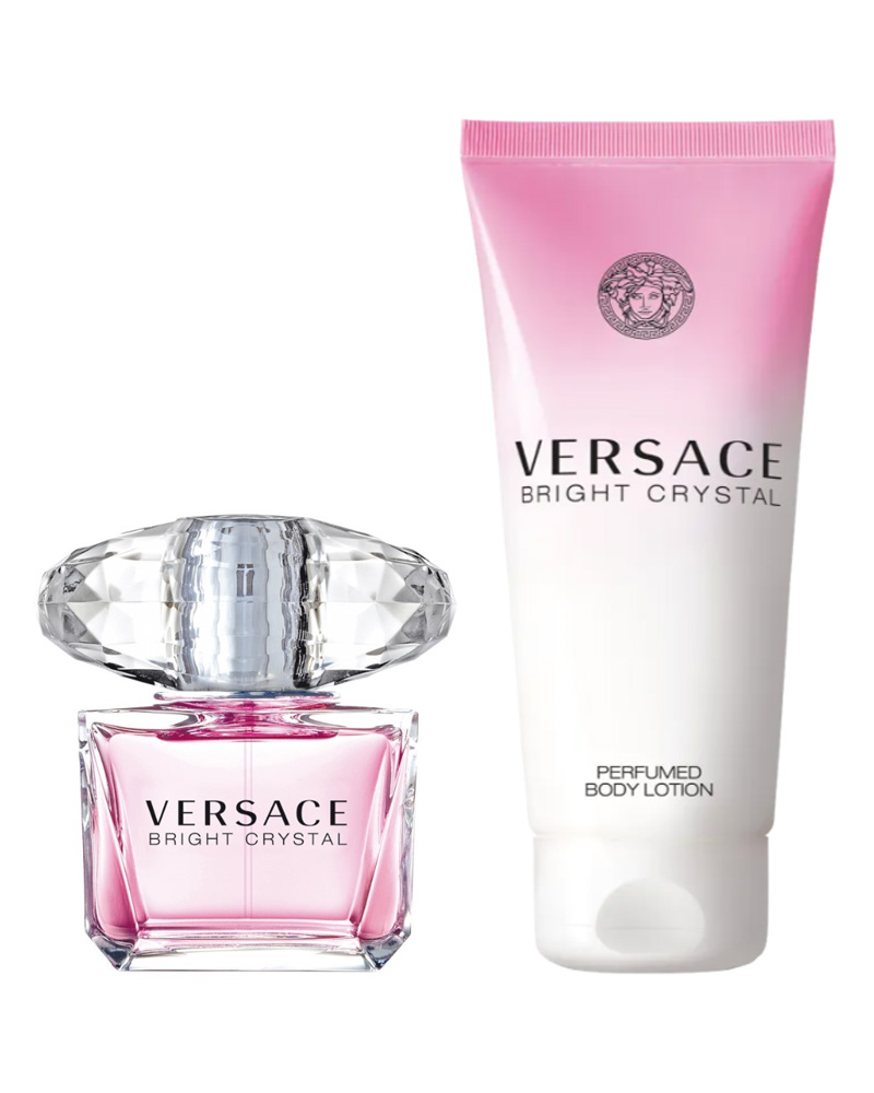 Giftset Versace Bright Crystal Edt 50ml + Body Lotion 100ml