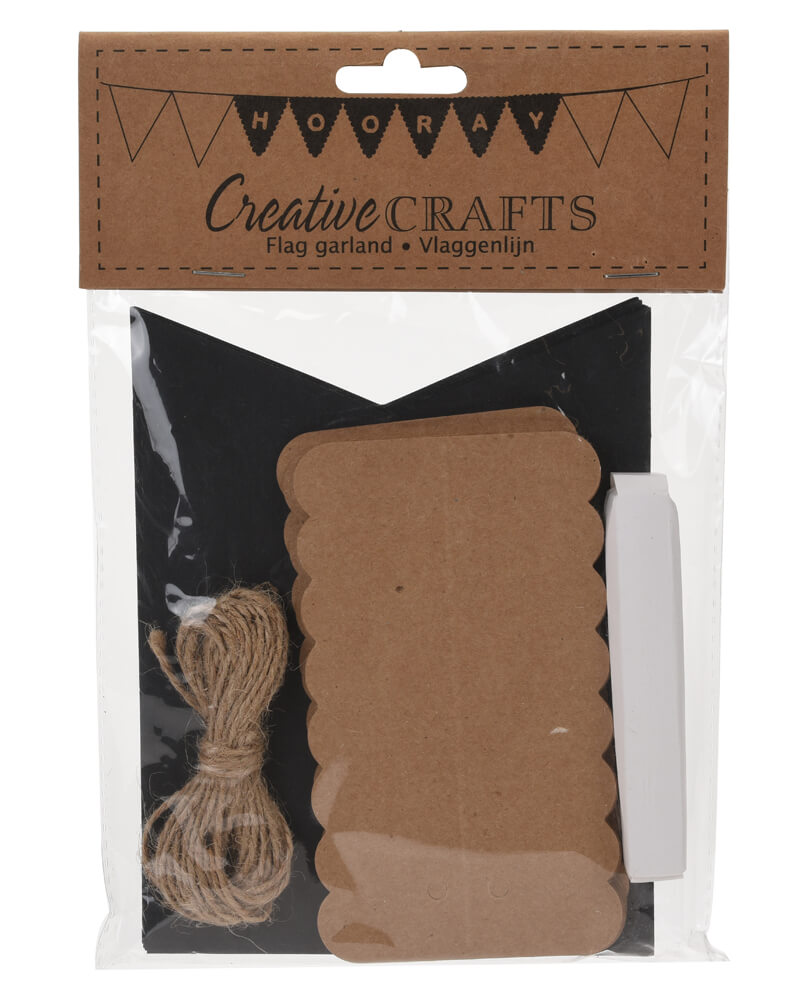 Party Collection Flag Guirlande Sort 1 (U)