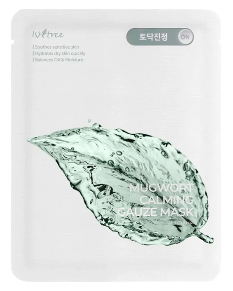 Isntree Mugwort Calming Gauze Mask (Stop Beauty Waste) 23 g 10 stk. billede