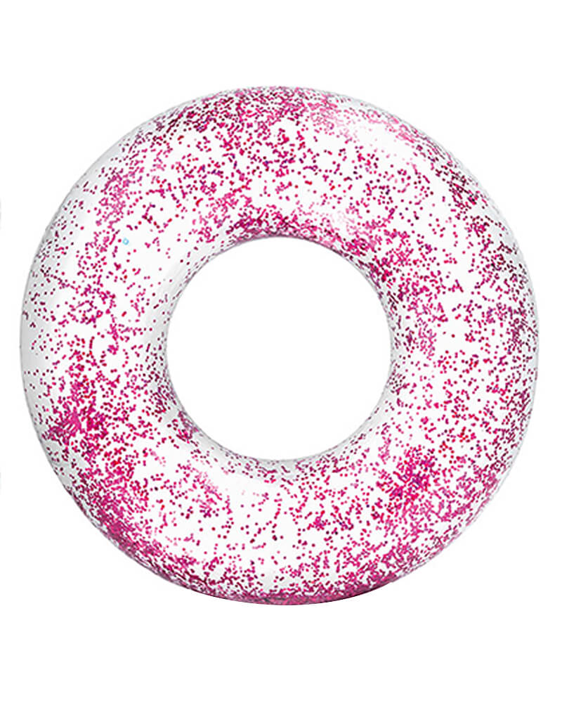 13: Intex Pink Glitter Badering