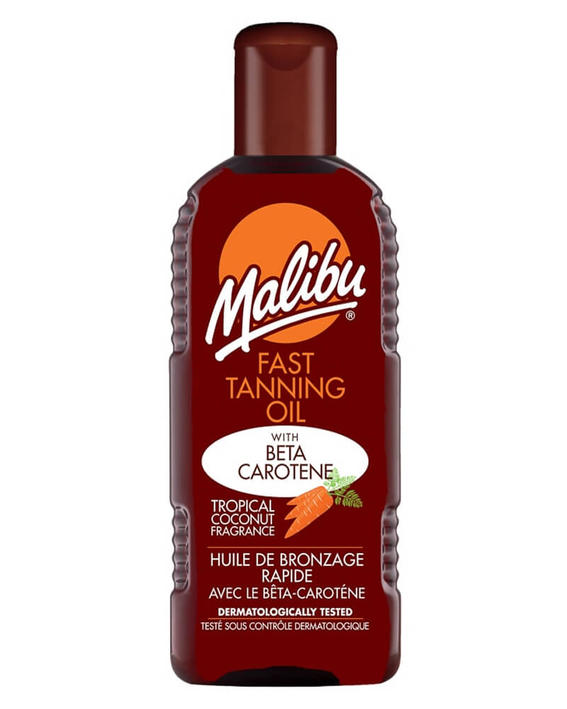 Malibu Fast Tanning Oil With Beta Carotene 100 ml billede