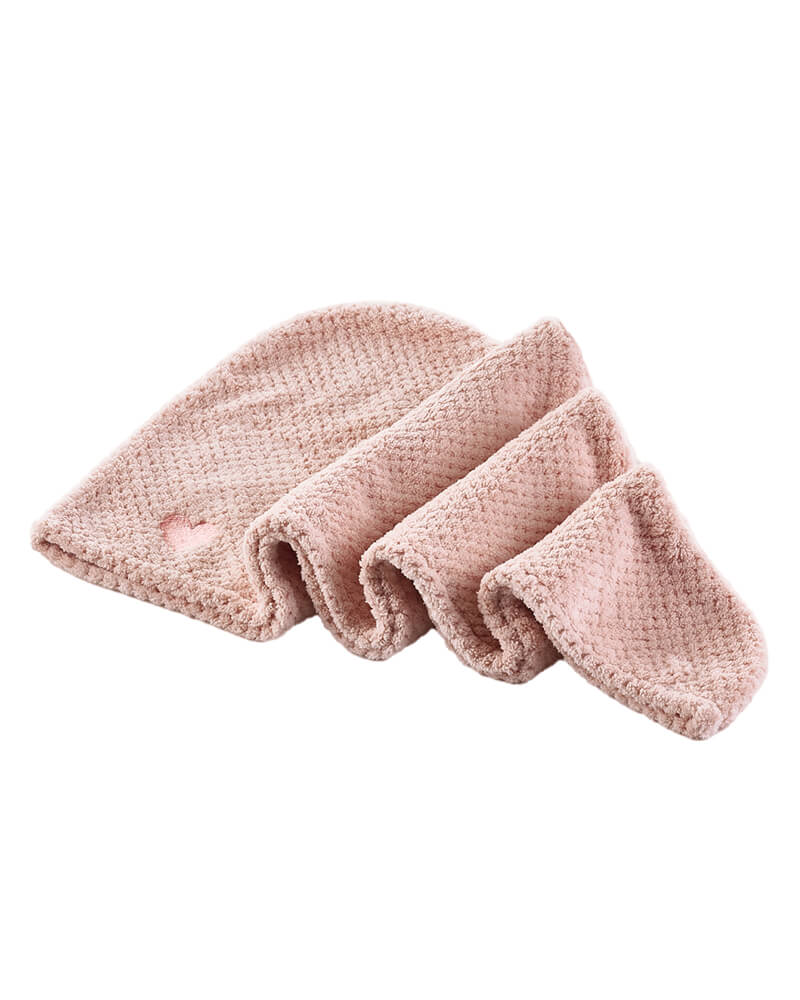 Yuaia Haircare Microfiber Hårhåndklæde Rosa