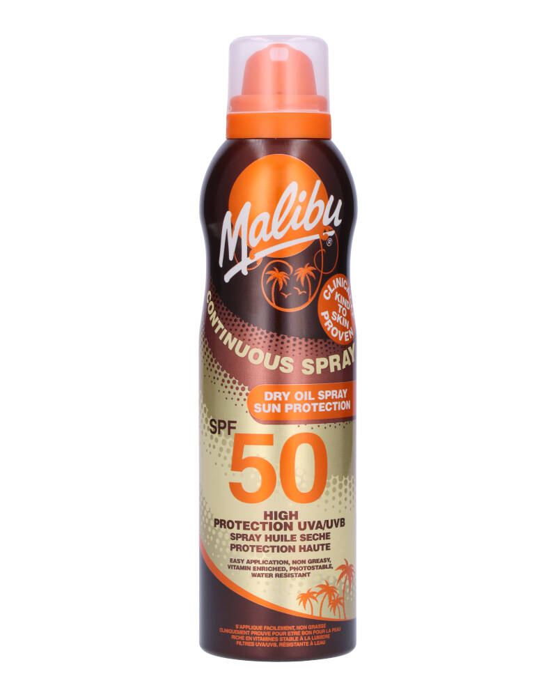 Malibu Sun High Protection Dry Oil Spray SPF50 175ml