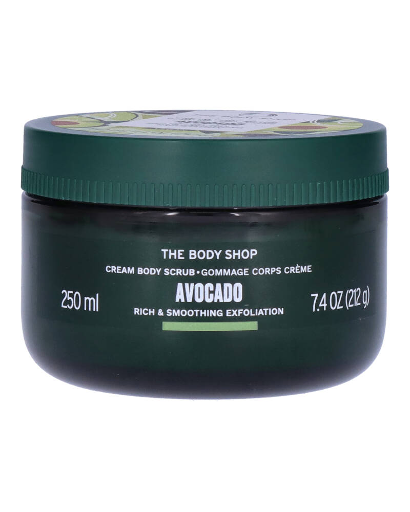 the body shop cream body scrub avovado 250 ml