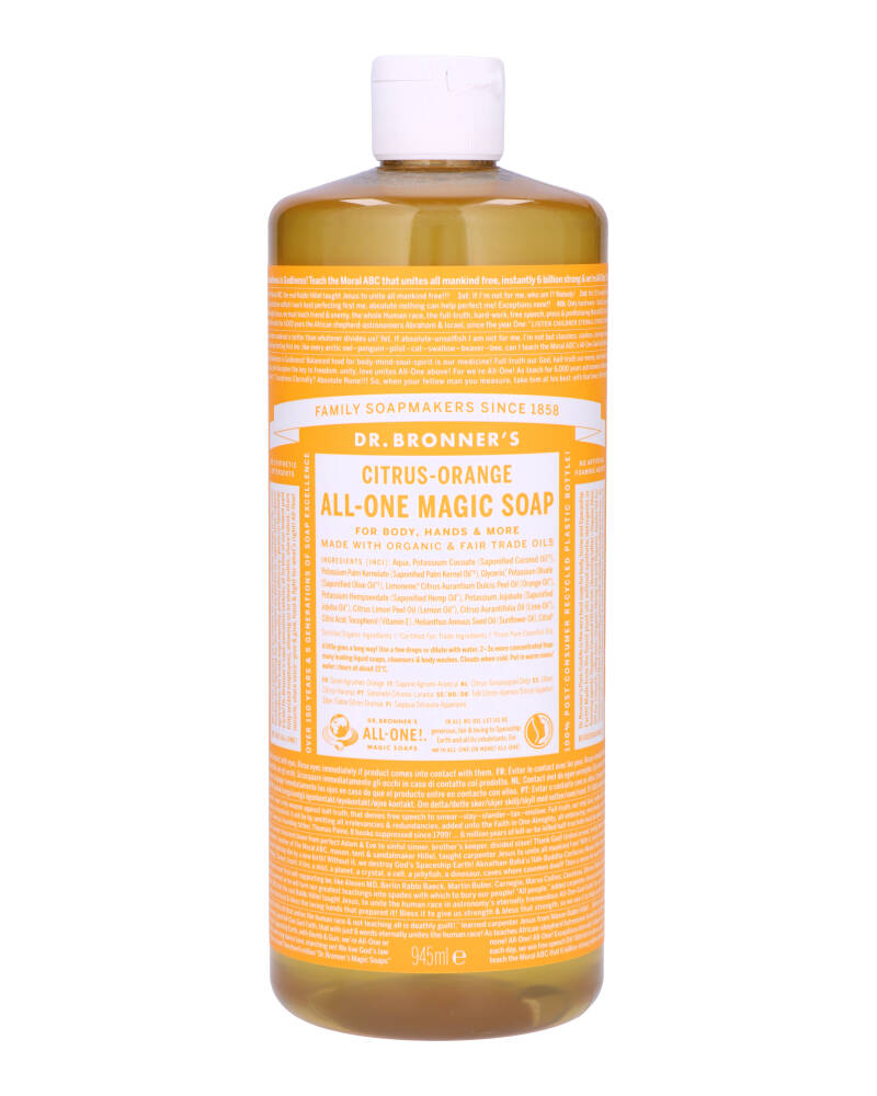 Dr. Bronner's Pure-Castile Soap Citrus-Orange 945 ml billede