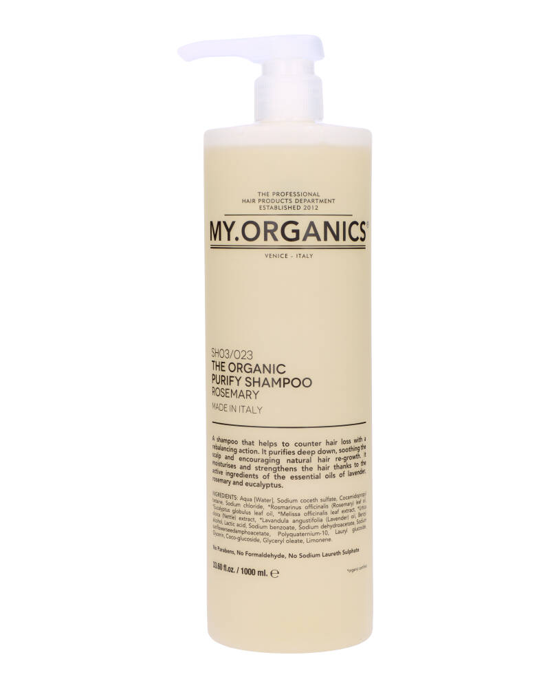 My.Organics The Organic Purify Shampoo Rosemary 1000 ml