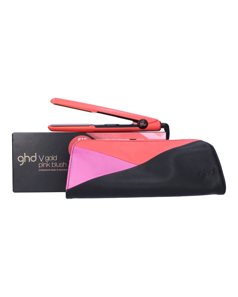 ghd V Gold Pink Blush Styler + Heat-resistant Bag (Stop Beauty Waste)