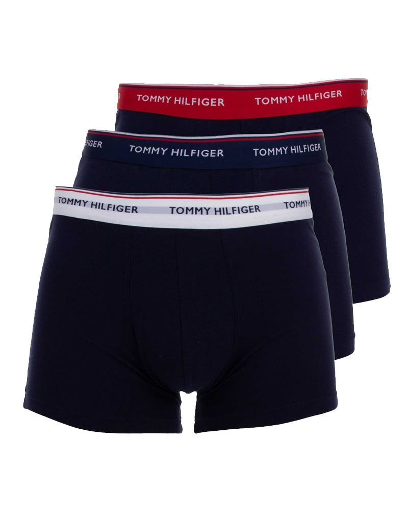 Tommy Hilfiger Premium Essentials Low Rise Trunk 3-Pack Navy Str. M