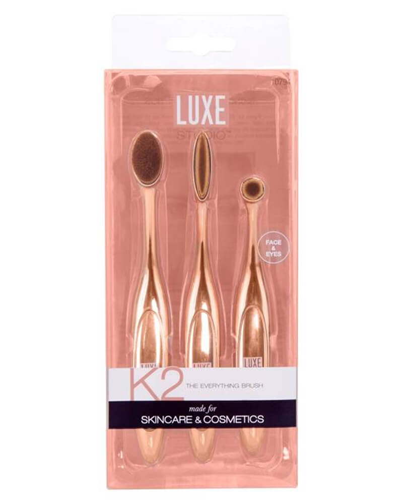 Luxe Studio Makeup Brush Set Face & Eyes K2   3 stk.