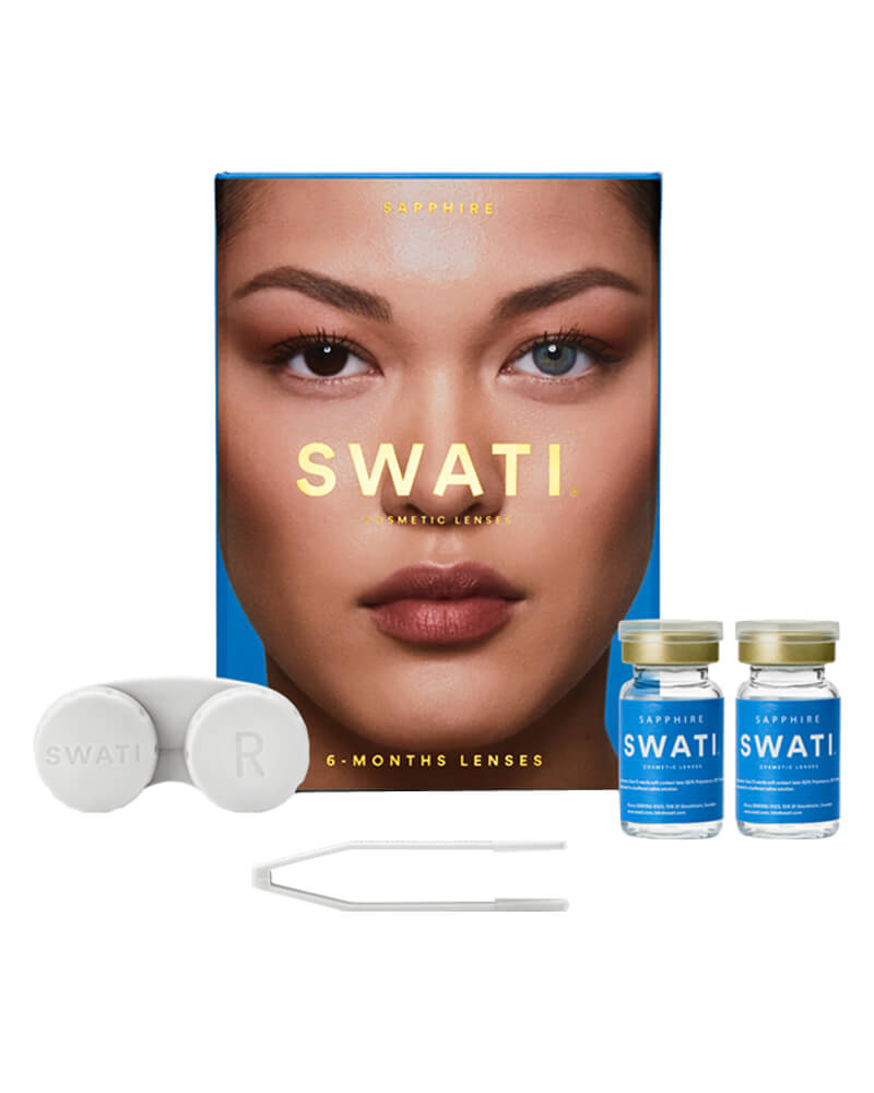 SWATI Cosmetics 6 måneders Kontaktlinser Sapphire billede