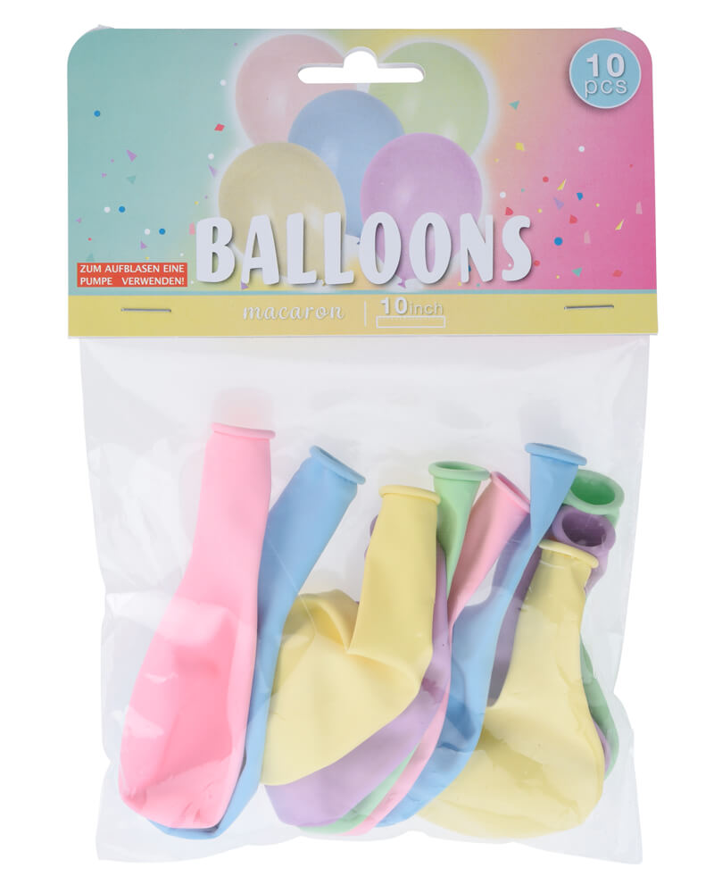 Party Collection Balloner (U) 10 stk.