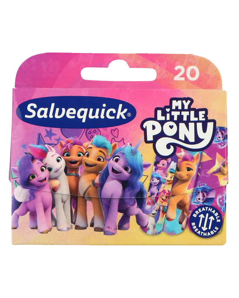 Salvequick Vandafvisende Børneplaster My Little Pony 20 stk.