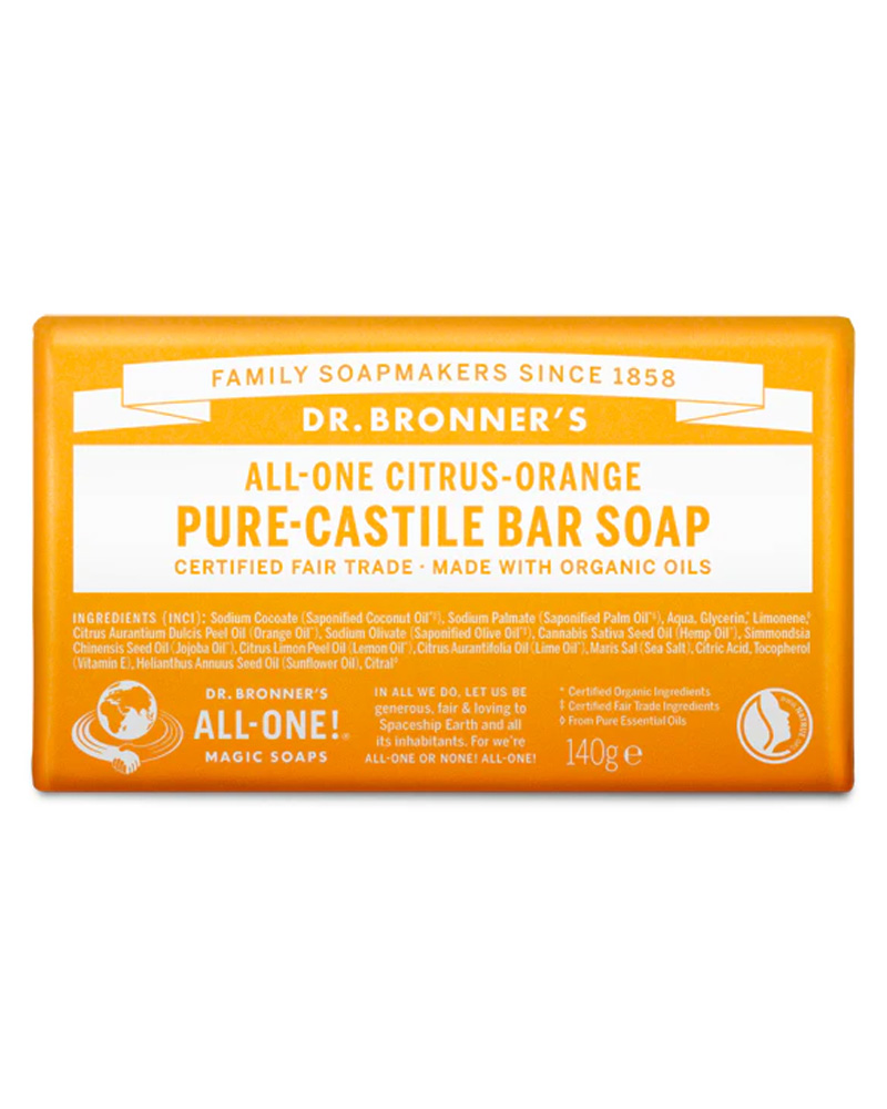 Dr. Bronner Pure-Castile Bar Soap Citrus 140 g