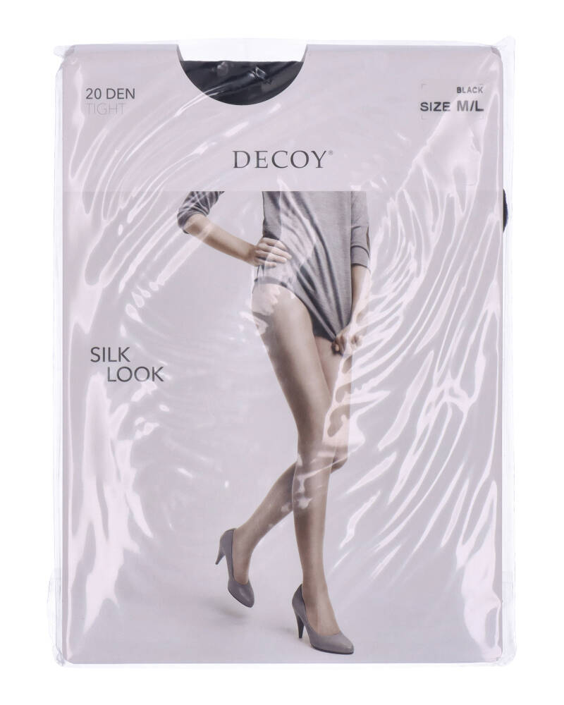 Decoy Silk Look (20 Den) Black M/L