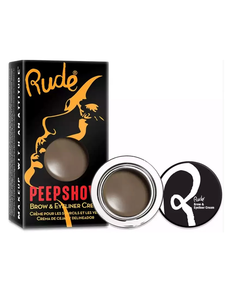 Rude Cosmetics Peep Show Brow & Eyeliner Cream Private Moment 88034 (U) 3 g billede