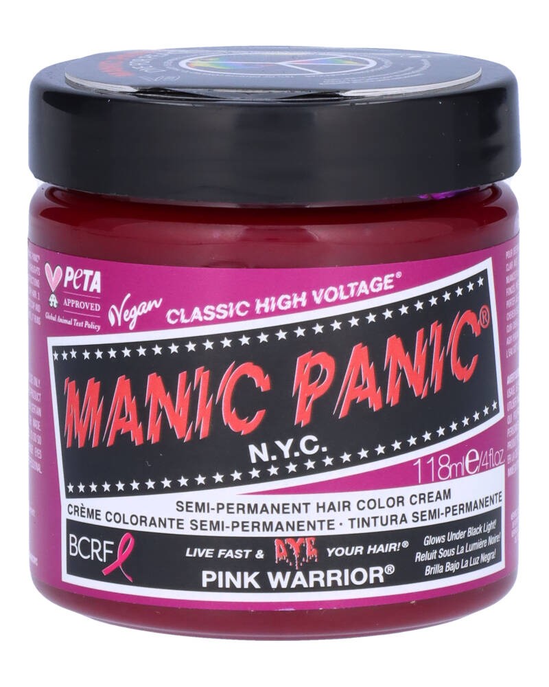 Manic Panic Semi-Permanent Color Cream Pink Warrior 118 ml billede