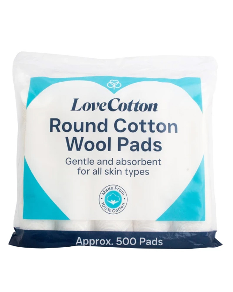 LoveCotton Vatrondeller 500 stk.   500 stk.