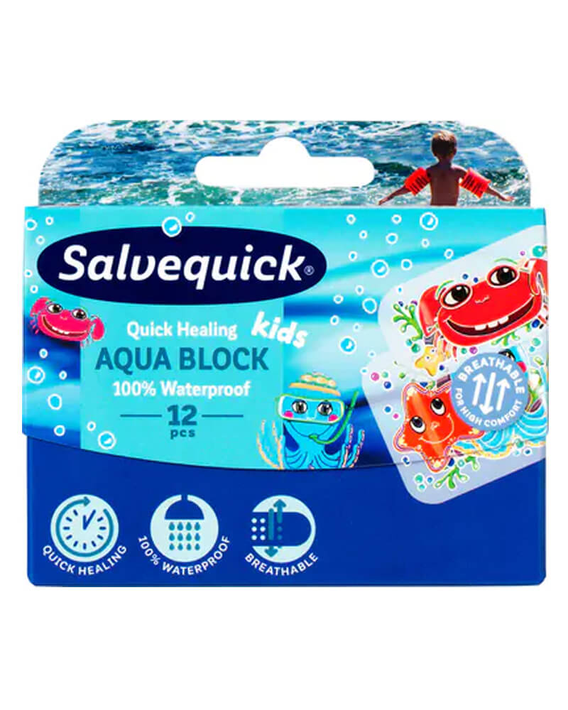 Salvequick Vandfast Børneplaster   12 stk.