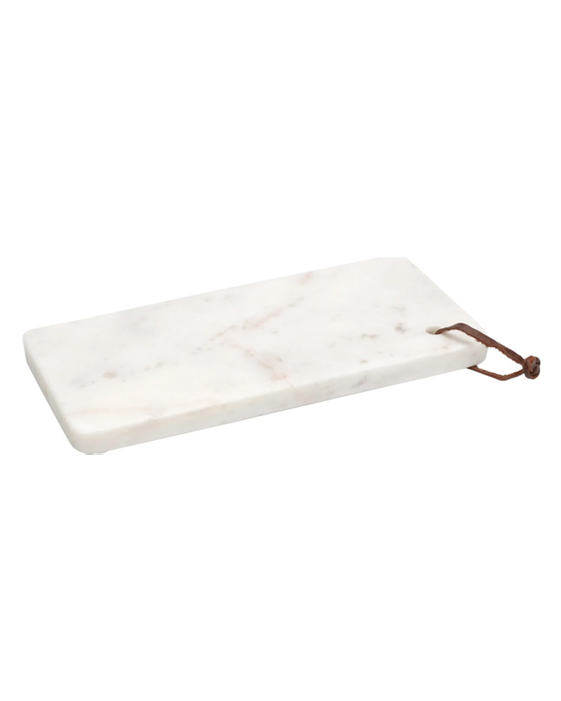 Excellent Houseware Marmor Bræt Hvid 25 x 12 cm