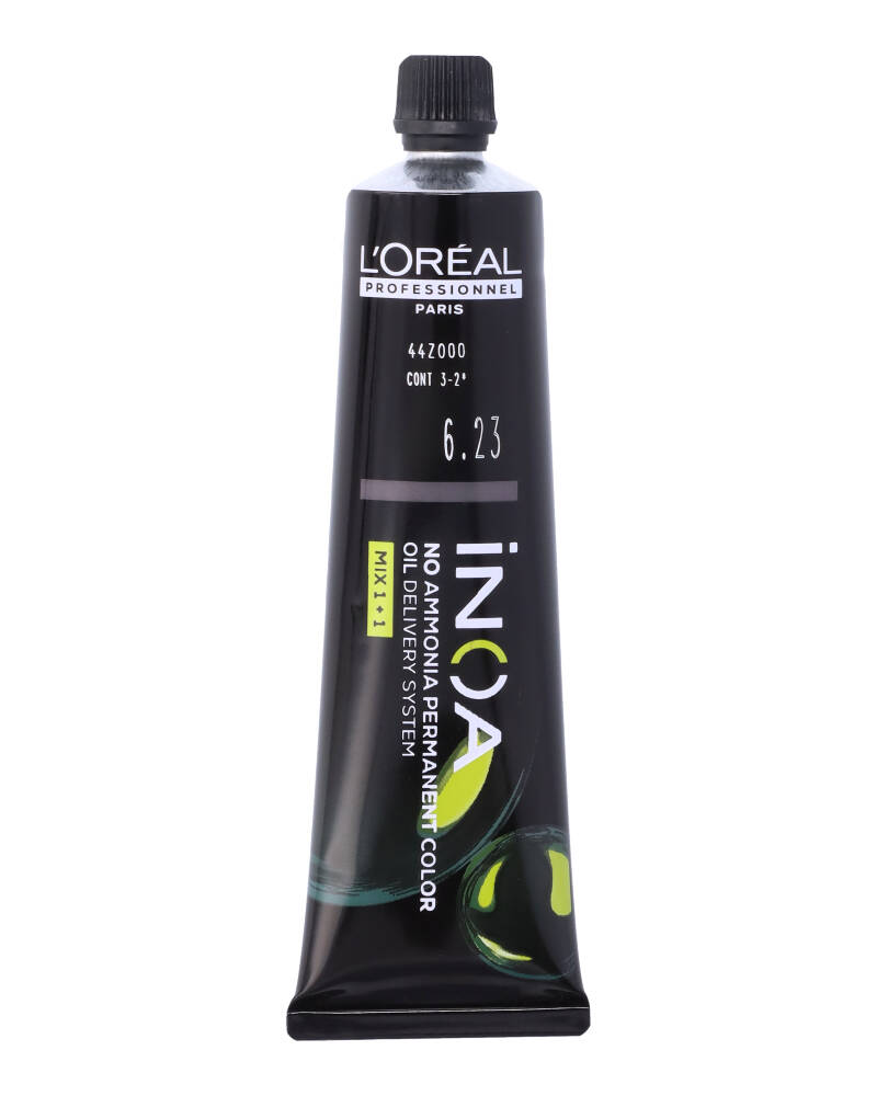 Loreal iNOA 6.23 (ammonia‑free permanent hair color)