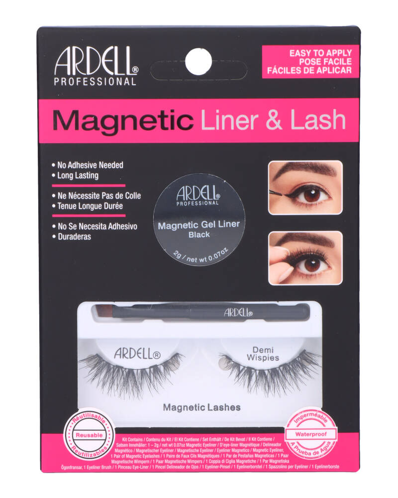 Falske øjenvipper Ardell Magnetic Liner & Lash Demi Wispies