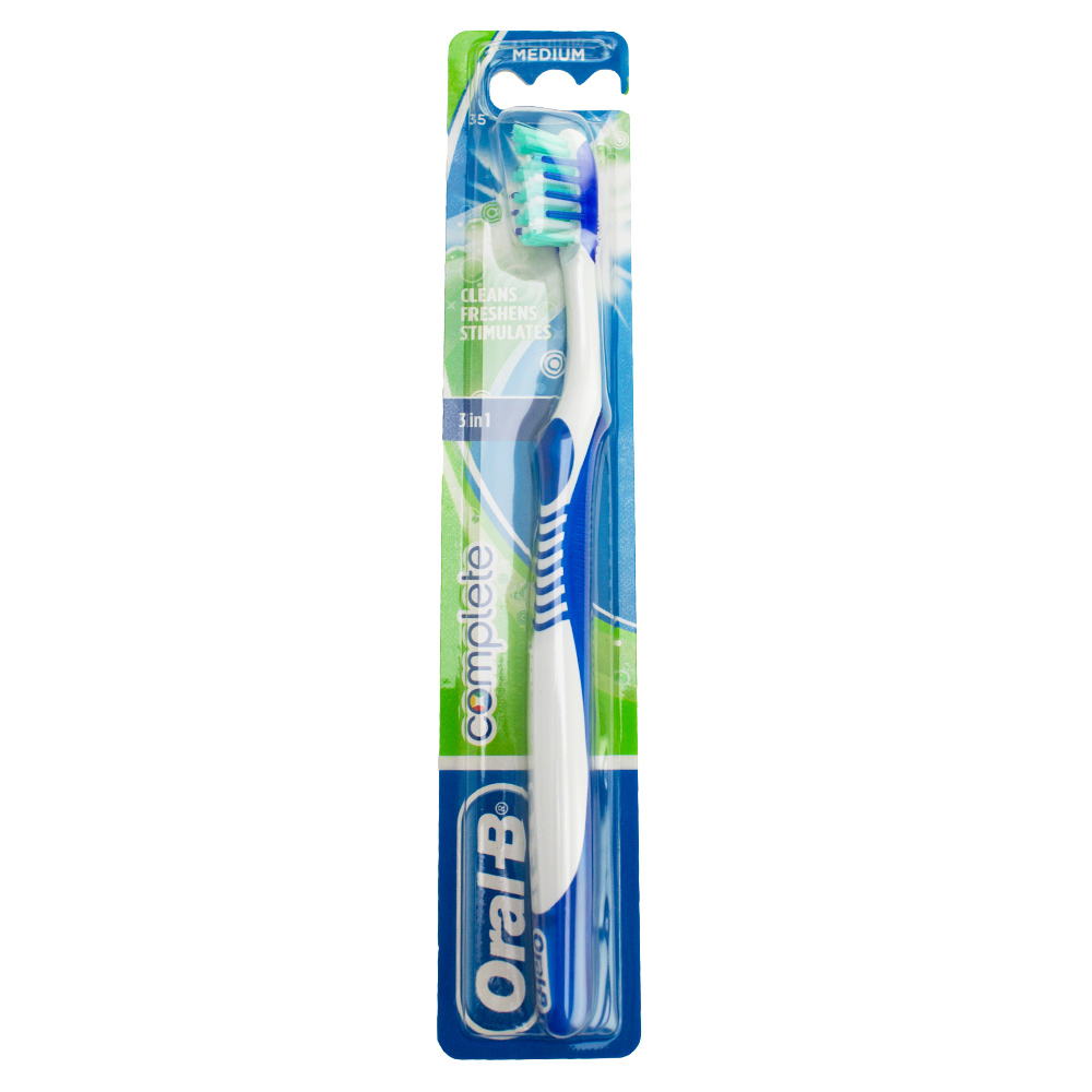Oral B Complete 3 in 1 - Medium - Blå