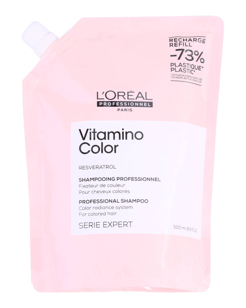 Loreal Vitamino Color Shampoo Refill 500 ml billede