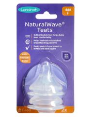 Lansinoh Natural Wave Teats - Fast Flow