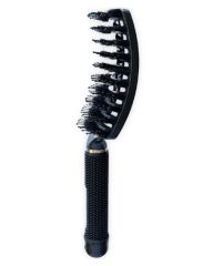 Yuaia Haircare Curved Paddle Brush Black (Stop Beauty Waste)