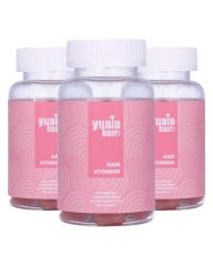 3 x Yuaia Haircare Gummi Hair Vitamins