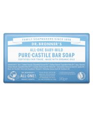 Dr. Bronner's Pure-Castile Bar Soap Baby-Mild (Unscented)