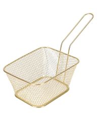 Excellent Houseware Guld Serveringskurv til Pommes Frites