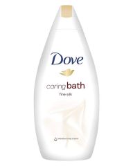 Dove Caring Bath Fine Silk Cream Body Wash 500