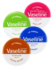 Vaseline Lip Therapy Petroleum MIX 4 x