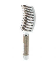 Yuaia Haircare Curved Paddle Brush White (Stop Beauty Waste)
