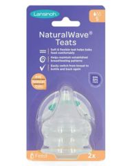 Lansinoh Natural Wave Teats Slow Flow - Small