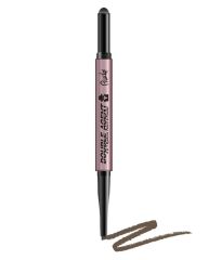 Rude Cosmetics Double Agent 2 in 1 Eyebrow Pencil & Powder Taupe