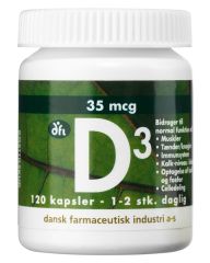 Berthelsen Naturprodukter - D3 35mcg 