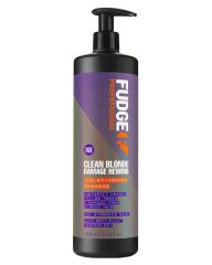 Fudge Clean Blonde Damage Rewind Violet-Toning Shampoo  1000 ml