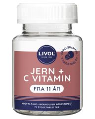 Livol Jern Tyggetablet Appelsinsmag