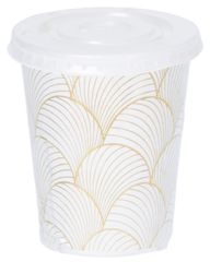 Party Collection Papkrus Guld Bølge 6 stk. 