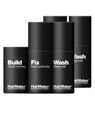 HairMaker -  Build Good Morning + 2x Hairmaker - Wash Sleep Well + 2x Hairmaker - Fix Have a Nice Day