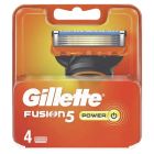 Gillette Fusion5 Power Blades 4 stk.