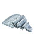 Yuaia Haircare Microfiber Hårhåndklæde Lyseblå