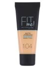 Maybelline Fit Me Matte + Poreless - 104 Soft Ivory