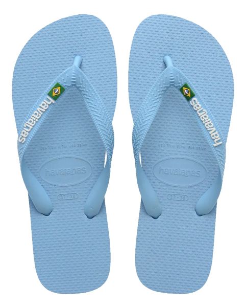 Havaianas Brasil Logo - Blå Lavendel/Hvid - Str. 41/42