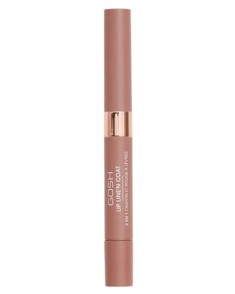 Gosh Lip Line'n Coat 2-in-1 Lip Liner & Lip Coat 002 Burnt Cinnamon