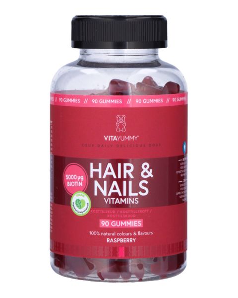 Vitayummy Hair & Nails Vitamins Raspberry